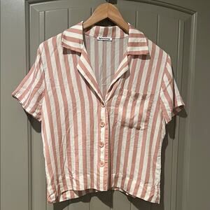 REFORMATION Stripes Top XS